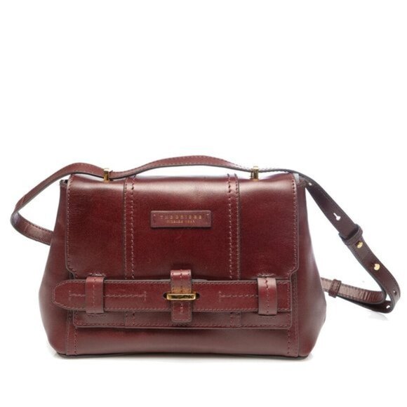 Burgundy The Bridge Leather Crossbody Handbag (NWT) - Picture 3 of 3